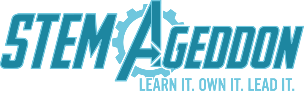 Designing a logo for a STEM AI learning program 2 StemAGeddon logo PROOF