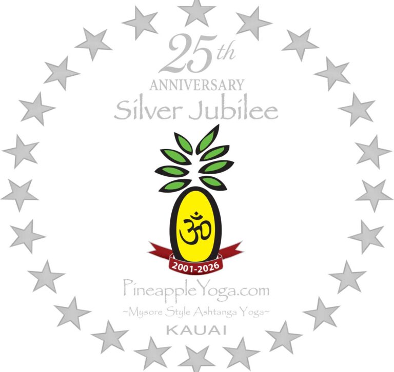 Pineapple Yoga's 25th Anniversary video! 3 Pineapple Yoga 25th COLOR logo REV4 WEB